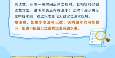 供水管家话你知 | 轻松几招，快速排查家中漏水隐患！