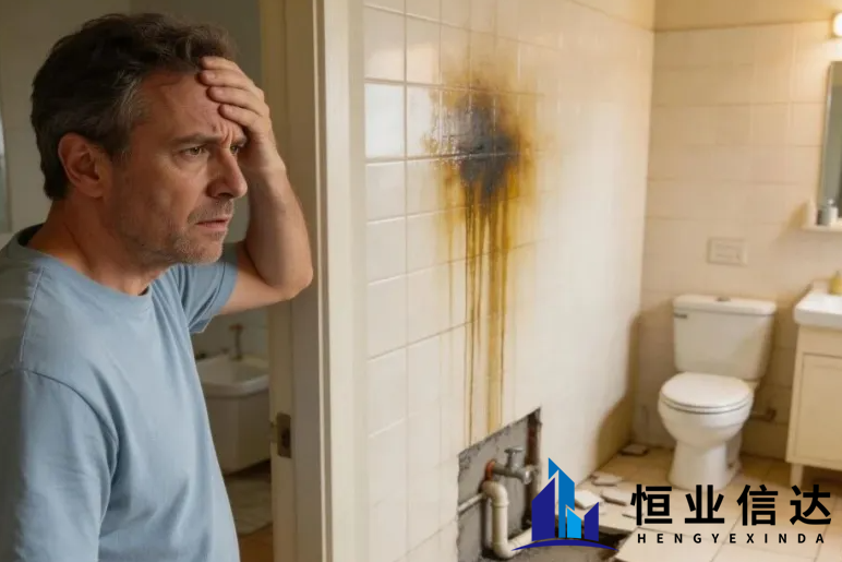 北京精准测漏找恒业信达！卫生间漏水白花 1 万多